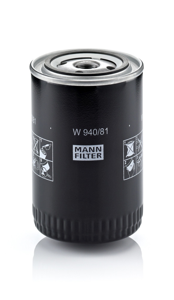 Olejový filtr - W 940/81 MANN-FILTER - 11501-00381, 15600-41010, ZZL0-14302