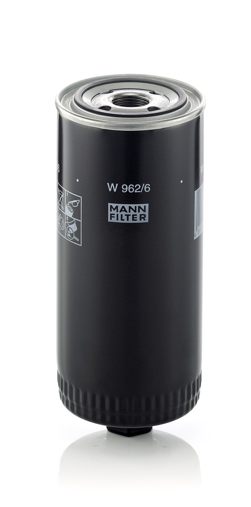 Ölfilter - W 962/6 MANN-FILTER - 0150-15-75.20, 1000129597, 17221331206.2