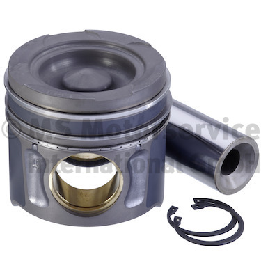 Piston with rings and pin - 42125600 KOLBENSCHMIDT - 51.02500-6518, 87-136500-90, 51.02500-6301