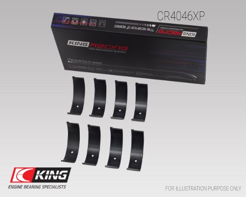 Connecting Rod Bearing - CR4046XP KING - 71-4358/4STD, 4B1956H, 71-4358/4