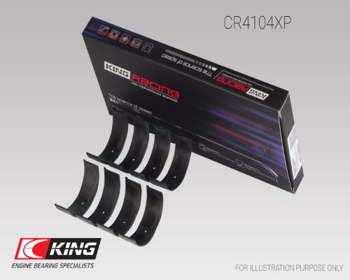 Connecting Rod Bearing - CR4104XP KING - 034105701B40Z, 71-3694/4STD