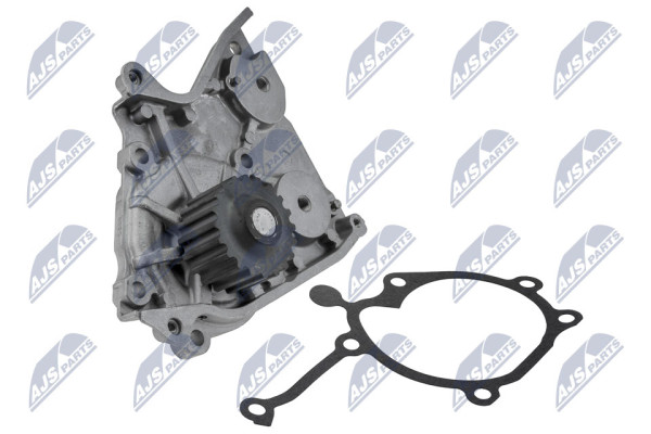 CPW-MZ-012, Water Pump, engine cooling, NTY, MAZDA 626 1.8, 2.0, 2.2 SOHC 87-, KIA SPORTAGE 2.0 SOHC 94-, 21010-HC400, 21010-HC425, 21010-HC426, 21010-HC427, 21010-J2004, 21011-HC400, 8AH2-15-010, 8AH2-15-010A, 8AH2-15-010B, 8AH4-15-010, 8AK1-15-010, 8AK1-15-010A, 8AS6-15-010, 8AS6-15-010A, E92Z-8501A, F02Z-8501A, FEMJ-15-100, MQ906188, 150-11051, 21538, 24-0783, 35-03-312, 35-130150005, 35312, 3814100100, 4053, 4503-0006-SX, 50005116, 506400, 538056610