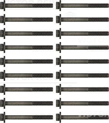 Zylinderkopfschraubensatz - 14-32006-01 VICTOR REINZ - 5607451(18x), 8-98201019-0(18x), 8-97144583-2(18x)