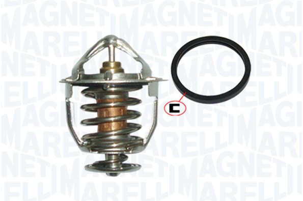 352317004680, Thermostat, coolant, MAGNETI MARELLI, 1305A163, 21200-57J10, 1305A285, MD164541, MD170031, MD317015, MD345617, ME190303, ME191593, ME200262, 281-77, 4637.76D, 5322576, 7.8403, 820194, 8MT354775-091, TH31276G1, TH6295.76J, TX8377, 5345976, 7.8403S